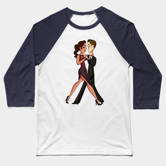 Tango! Baseball T-Shirt by katidoodlesmuch